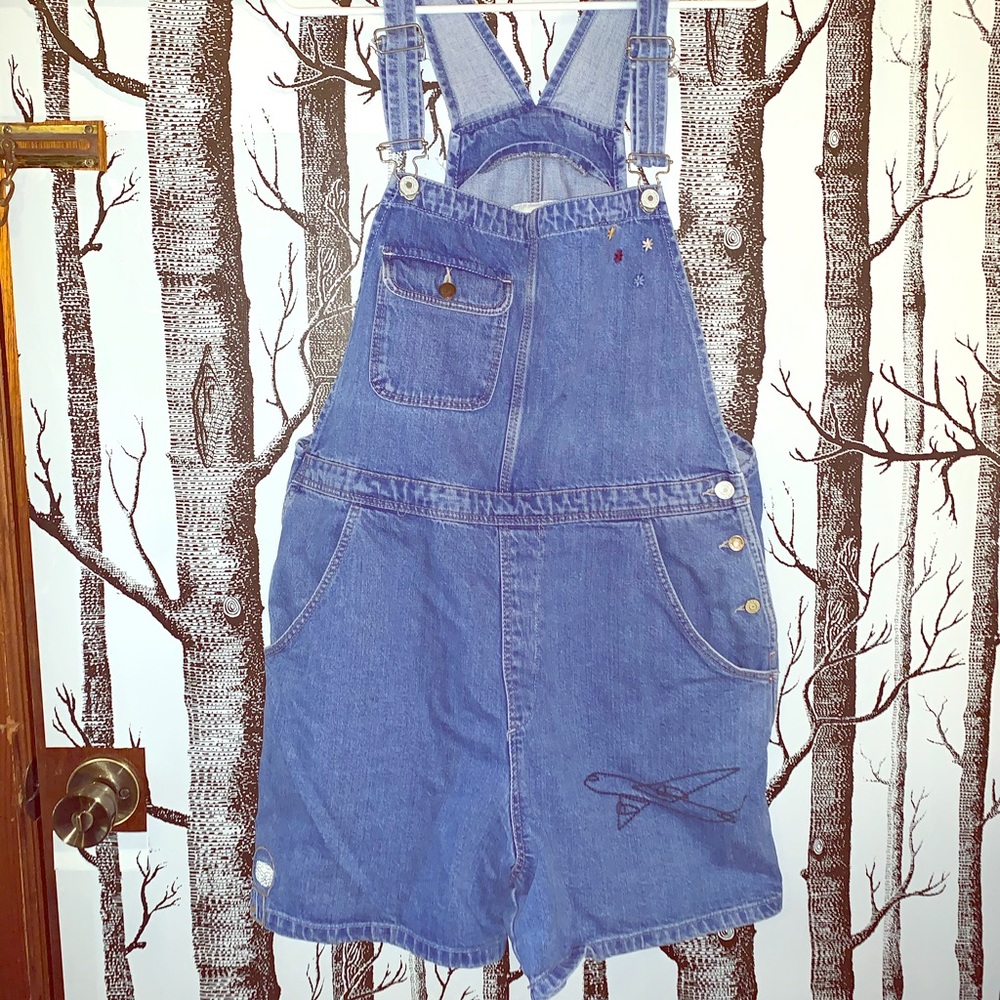 ZARA oversized overall shorts ✨